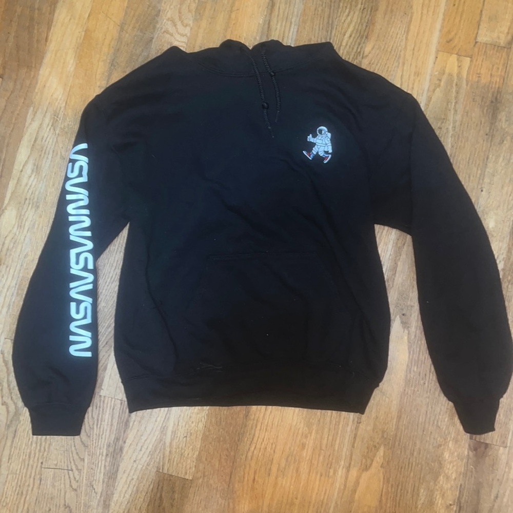 black hoodie